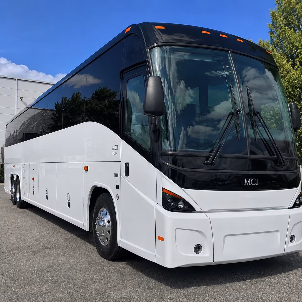 manassas bus rental service area