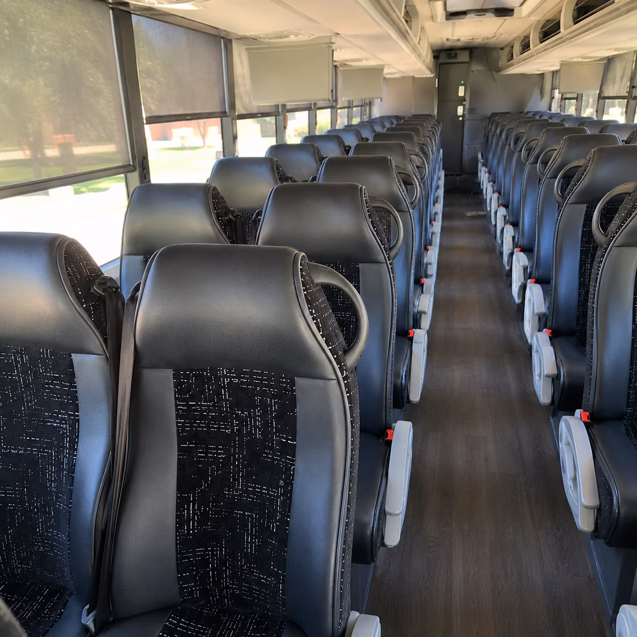 manassas charter bus inside