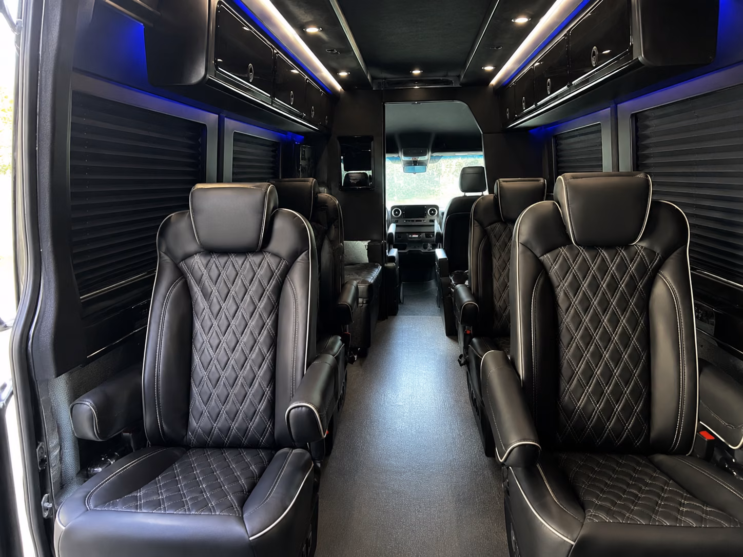 manassas school event transportation onboard seating