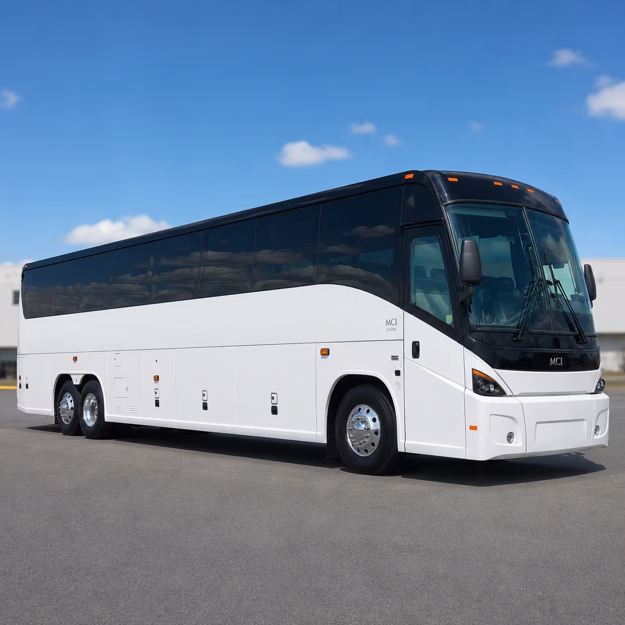 reston charter bus interior