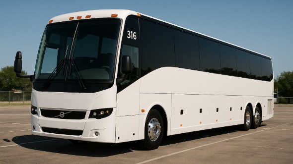 Exterior of Charter Bus Company Reston's 55 Passenger Charter Bus in Reston