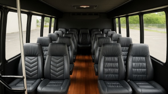 manassas 25 passenger minibus inside